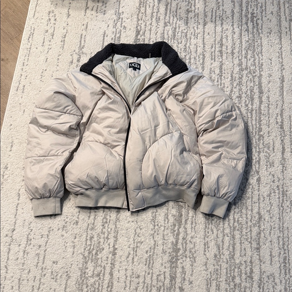 UGG Cream Puffer Jacket